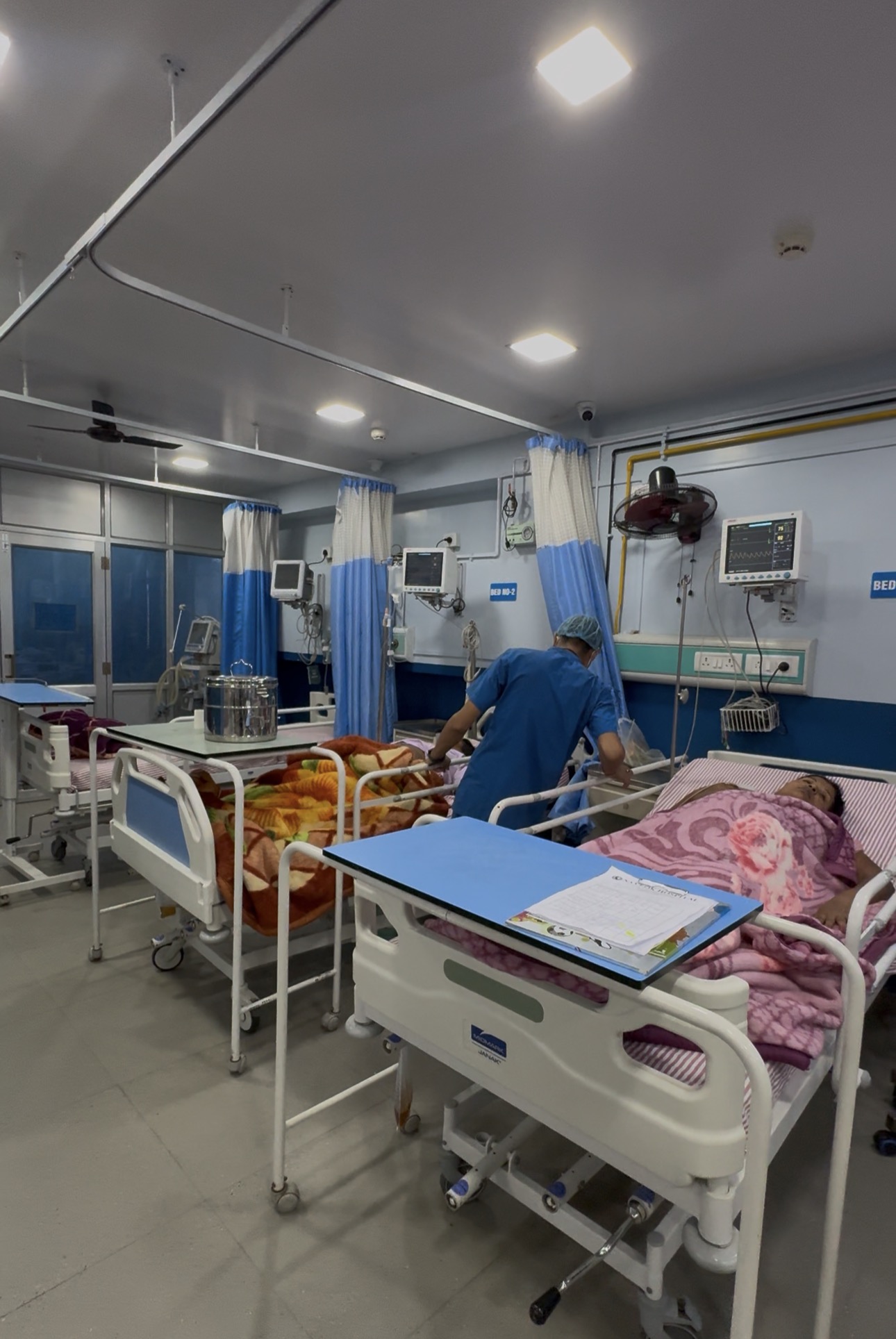 ICU monitoring at Navlok Hospital
