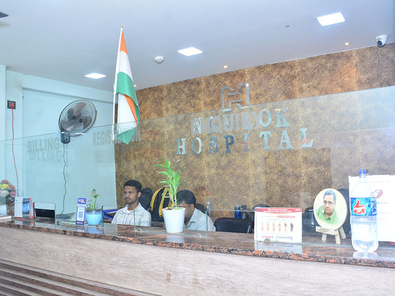 Enquiry & registration at Navlok Hospital